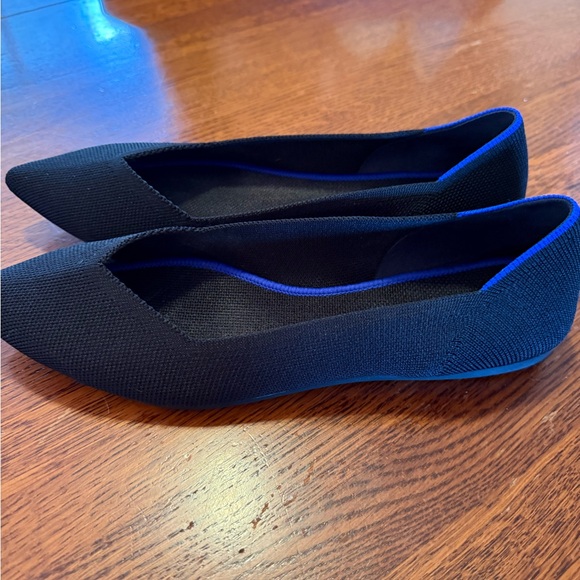 Rothy's Women's Black and Blue Flats - Picture 3 of 6